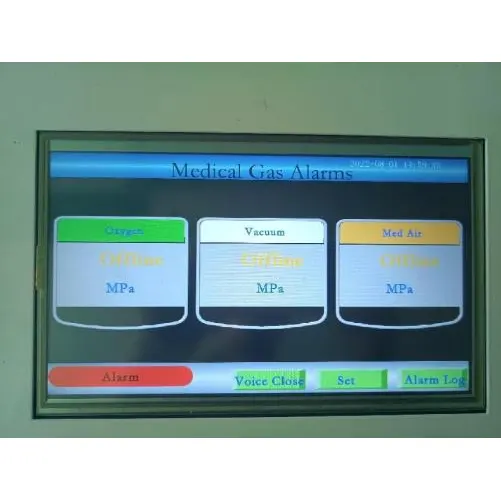 Bagaimana cara menggunakan alarm gas medis?